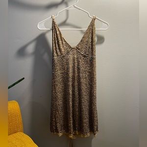 Sparkle Gold Cocktail Dress Size S-M
